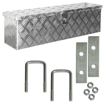 Immagine prodotto di Cassa Box Cassapanca Alluminio degli Attrezzi Utensile Transportino D035 materiale di montaggio trucky