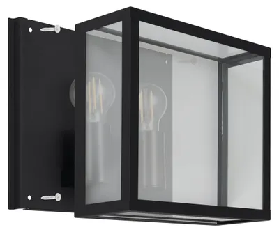 Image de Eglo 900698 ALAMONTE 1 E27 Applique extérieure/plafonnier Noir IP44