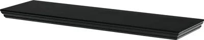 Image de Etagère murale 80 cm, MDF, noir