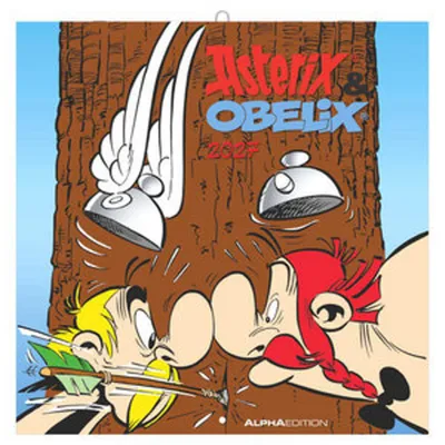 Produktbild von Wandkalender Asterix & Obelix 2027, 30 x 30 cm, offen 30 x 60 cm, mehrsprachig