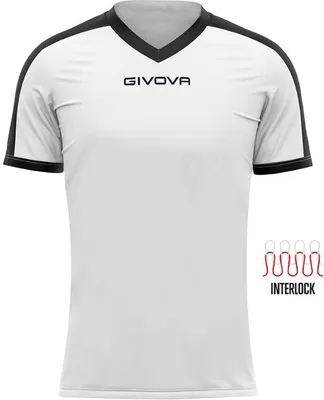 Produktbild von Sport t-shirt givova revolution black-white xl