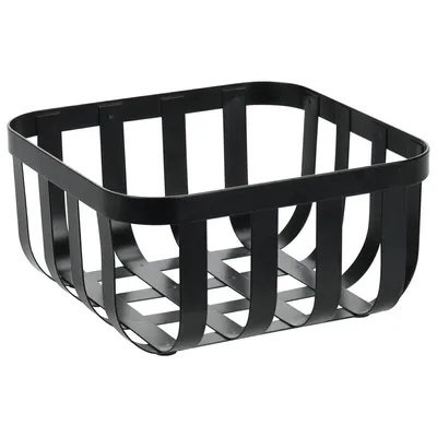 Produktbild von Excellent Houseware Obstkorb - Metall - schwarz - 20 x 20 cm - quadratisch