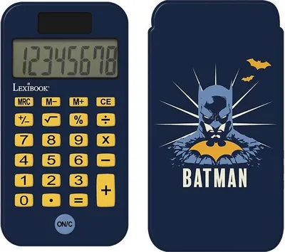 Produktbild von Batman 8-stelliger Taschenrechner mit Schutzhülle