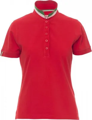 Produktbild von Damen Poloshirt "NATION LADY" - Payper Rot/Italien S