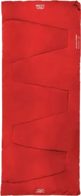 Imagen del producto de Saco de dormir con cubierta Highlander, modelo Sleepline 250, 5°C, color rojo