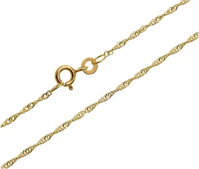 Produktbild von SILBERKETTEN STORE Singapurkette 1,4mm - 333 Gold - 60cm
