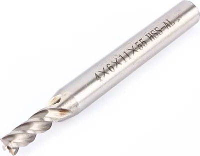 Immagine prodotto di Fresa CNC di alta qualità da 4-12 mm in HSS con gambo diritto e 4 taglienti