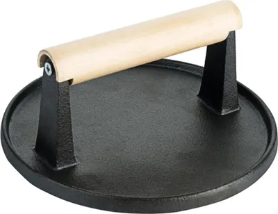 Produktbild von Grillpresse/ Fleischbeschwerer, aus Eisenguss, hoch erhitzbar, 17,5 Ø cm, 1 kg