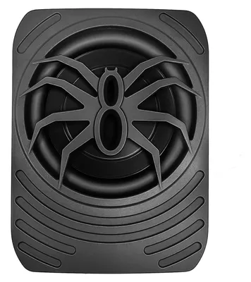 Image de Subwoofer pour voiture - Subwoofer actif sous siège 18 cm - Amplificateur intégré 12 V - Ultra-plat et compact - 50–150 Hz - 4 ohms, 90 dB - Noir