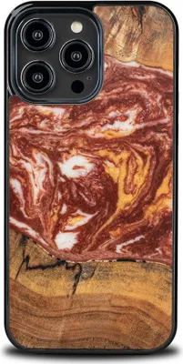 Produktbild von Bewood Einzigartige Hülle für iPhone 14 Pro Max - Planeten - Mars