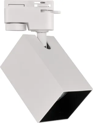 Zdjęcie produktu dla Reflektor szynowy Biały+czarny GU10 SQUARE 321749 Polux
