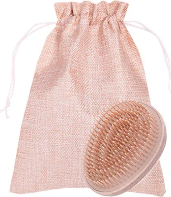 Produktbild von INF Rosa Weizenstroh Kamm Set - Volumen & Styling Lösung