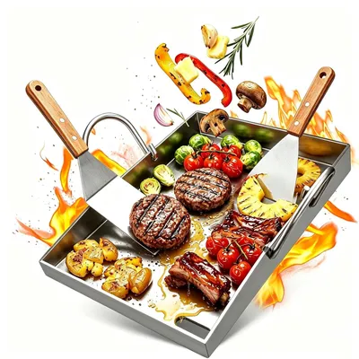 Immagine prodotto di Piastra in acciaio inossidabile per barbecue a gas
