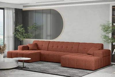Produktbild von Kaiser Möbel Ecksofa U-form Sofa U-form NIMES Stoff Verita Kupfer