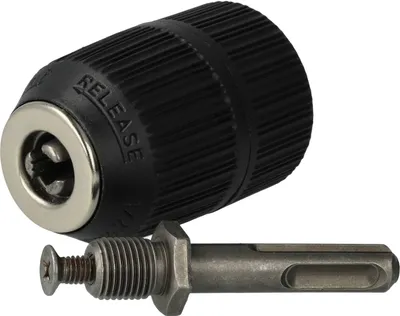 Produktbild von vhbw Schnellspannbohrfutter kompatibel mit Hikoki D13VB, D10VC3, D10VG(S), D10VC3WCZ Akku Bohrschrauber, Bohrmaschinen Schwarz, Für Rechts-/ Linkslauf