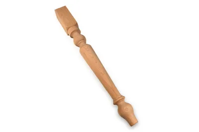 Produktbild von Ignatius Tischholzbein Tischbein Holzbein Holz Pappel Höhe: 760 mm Durchmesser 75mm, 4 Stück