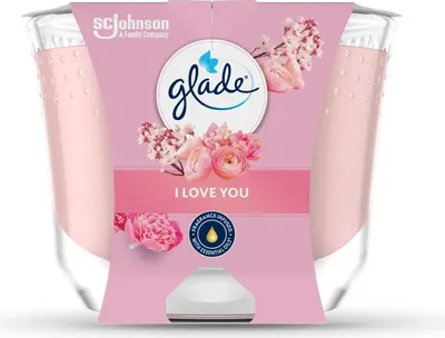 Immagine prodotto di Glade Candela profumata a lunga durata Dal cuore I Love You 204 g 1 pezzo