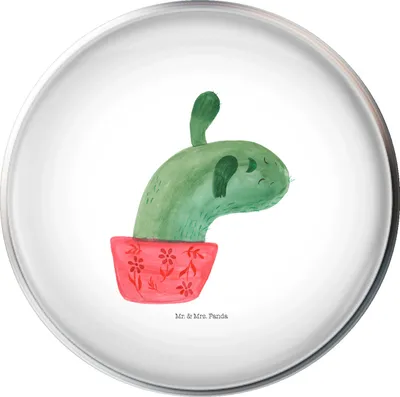 Produktbild von Mr. & Mrs. Panda Ablaufgarnitur Kaktus Mama - Weiß - Geschenk, Ärger, waschbeckenstöpsel, Kakteen, Motivation, Büro, Ablaufstopfen, Abfluss-Stopfen, Waschbecken Stöpsel
