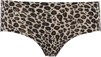 Produktbild von Chantelle Damen Shorty-Slip - SoftStretch, nahtlos, unsichtbar, Einheitsgröße 36-44, Muster Schwarz/Nude One Size