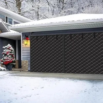 Zdjęcie produktu dla Zasłona termiczna do bramy garażowej magnetyczna 275X213 cm