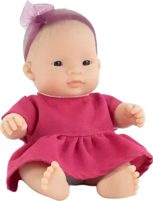 Produktbild von Asiatische Mädchen-Babypuppe 21 cm im Kleid, parfümierter Körper, My Friends and Me-Kollektion