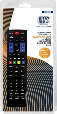 Image de newVideosound Télécommande universelle IR noire pour téléviseurs LG et Samsung avec boutons