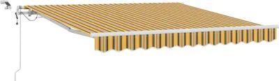 Zdjęcie produktu dla VidaXL Markiza wysuwana, wielokolorowa, 350 x 250 cm, poliester