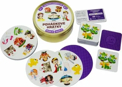 Zdjęcie produktu dla Zabawki wróżki 2 w 1 w blaszanym pudełku