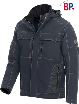Image de Veste de travail BP® résistante aux intempéries - anthracite - 3XL