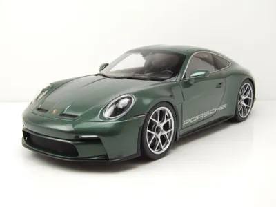 Produktbild von Norev 127552 Porsche 911 S/T 2023 dunkelgrün metallic 1:12