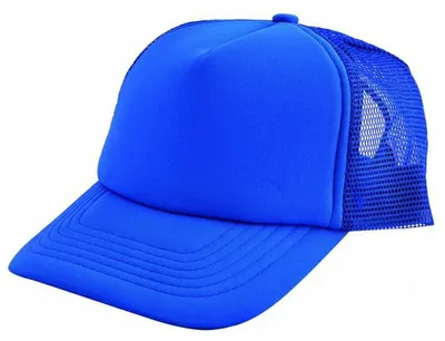 Productafbeelding van Trucker Cap Volwassenen - 5 Panel - Kobaltblauw