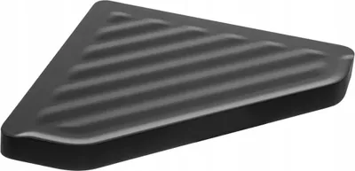 Obrázek produktu pro Koupelnová nástěnná polička 20,1x20,1x39cm plochá černá APO