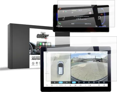 Imagen del producto de Película protectora cerámica 2 en 1 para pantalla de coche, compatible con BYD Dolphin Surf (2025), marca Grizz