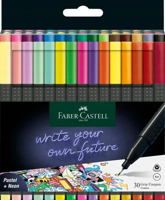 Image de FABER-CASTELL Finepen Grip 0.4 30er Etui