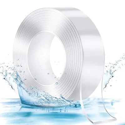 Nano-Doppelseitiges Klebeband, transparent, 50 mm x 5 m, stark haftend