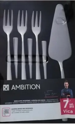 Obrázek produktu pro Ambition VICA dezertní vidličky a lopatka na dort sada