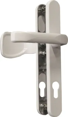 Produktbild von Alpertec PZ-Schmalrahmengarnitur Drücker/Drücker Kunststoff weiß
