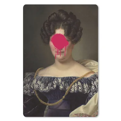 Produktbild von MuchoWow® Mauspad Mousepad Johanna Henriette Engelen - Dubois Drahonet - Rosa 40x60 cm - Mousepads - Maus Mat - Pad - Mausunterlage - Schreibtisch Accesoire