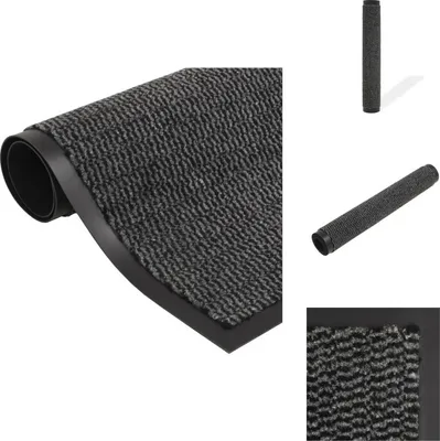 Produktbild von vidaXL Schmutzfangmatte Rechteckig Getuftet 90x150 cm Anthrazit - Fußmatten
