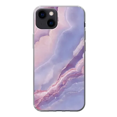 Produktbild von MuchoWow® Handyhülle Schutzhülle Hülle für iPhone 13 Kalkstein - Naturstein - Mineralien Silikon Softcase Handy Hülle - Karteninhaber