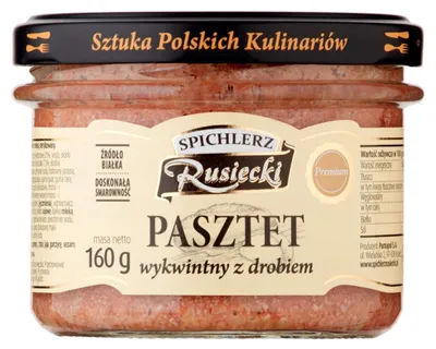 Produktbild von Spichlerz Rusiecki Geflügel-Schweinepastete mit Milcheiweiß sterilisiert 160 g