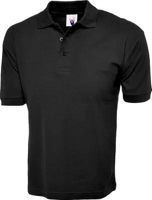 Produktbild von Poloshirt "UC112" Classic Baumwolle - Uneek Black 4XL