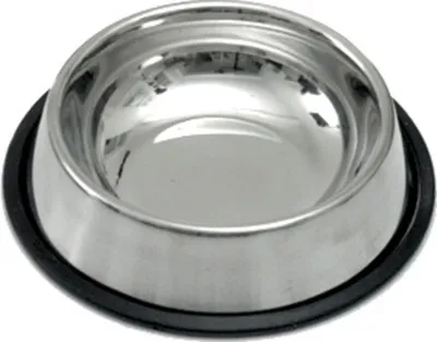 Image de Karlie Inox - Gamelles pour chat - Acier inoxydable - Argent - 190 ml - Diam. 11 cm