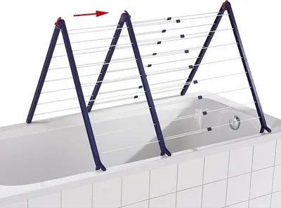 Obrázok produktu pre Leifheit Bathtub Dryer Pegasus V Duo, Modrá, Biela