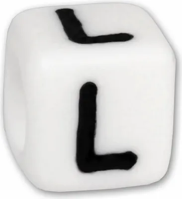 Produktbild von Bead Buchstabe L Beads für Armband KSPPWL