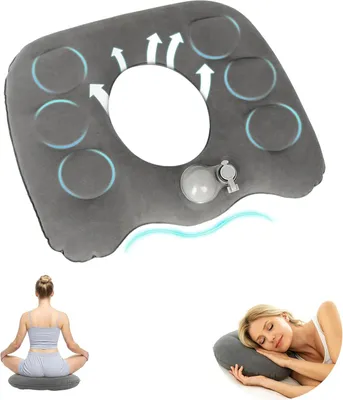 Produktbild von Ergonomisches aufblasbares Sitzkissen - ideal bei Rückenschmerzen - 1 Stück
