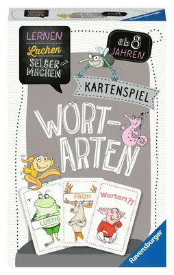 Image de Ravensburger 80353 Ravensburger Lernen Lachen Selbermachen: Wortarten Kartenspiel