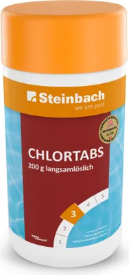 Produktbild von Steinbach Chlortabs 200 g langsamlöslich 1 kg 2022