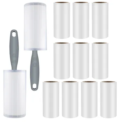 Produktbild von 12 Rollen Tierhaarentferner mit 2 Ausgabestationen für Tierhaare