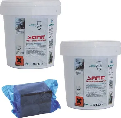 Produktbild von SanitWasserkastenWürfel  Dose mit 10 Würfel Nr. 3056 - (2 Eimer a 10 Würfel)